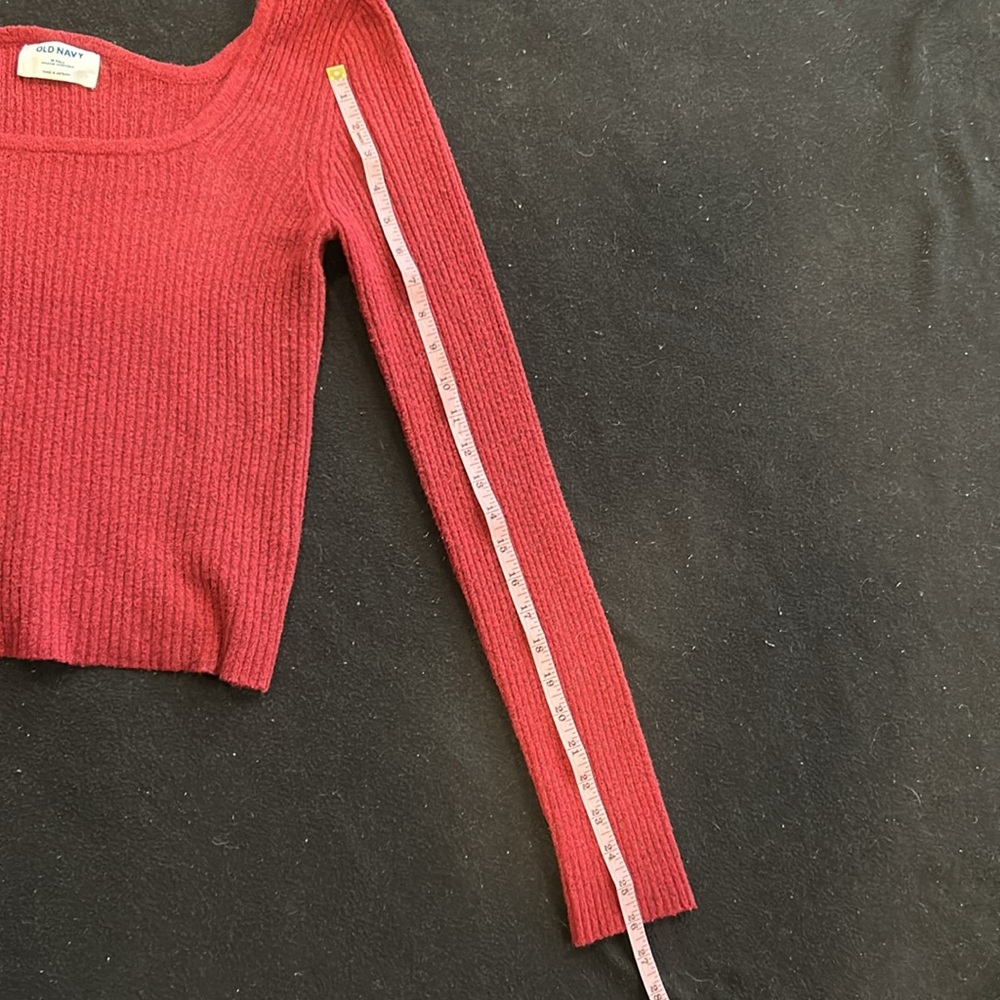Red Old Navy Sweater - Picture 3 of 6